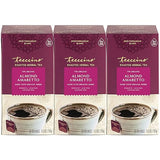 Teeccino Almond Amaretto Herbal Tea - Rich & Roasted Herbal Tea That's Caffeine Free & Prebiotic for Natural Energy, 25 Tea Bags (3 Pack)