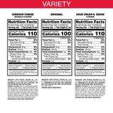 Pringles Potato Crisps Chips, Lunch Snacks, Snack Cups, Variety Pack, 19.3oz Box (27 Cups)