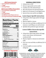 Mom's Place Gluten Free Luscious Lemon Squares Mix - Easy To Make, 1 Pack, 18 Servings, Per Serving - Delicious and Healthy Gluten Free Desserts