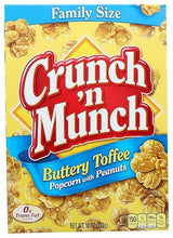 Crunch 'n Munch Family Size Buttery Toffee Popcorn with Peanuts