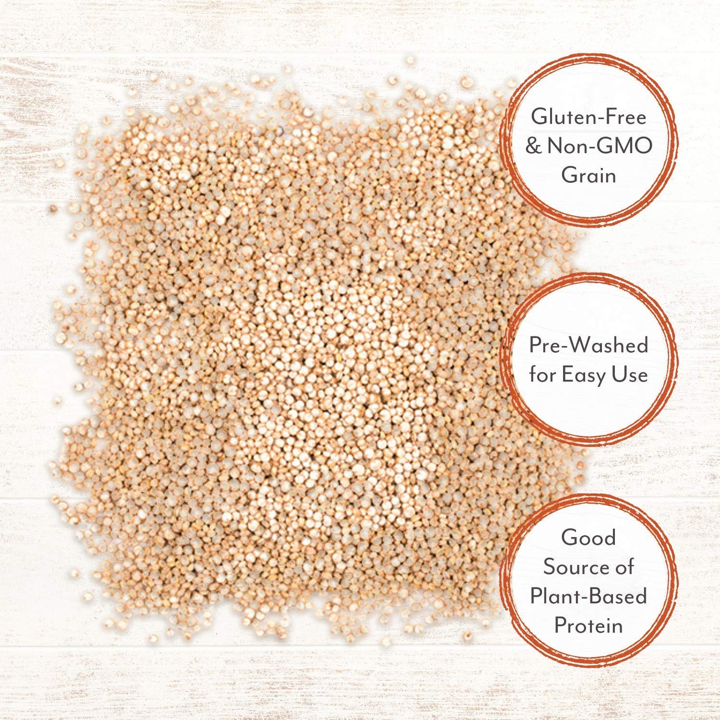Roland Foods White Quinoa, Pre-washed, Specialty Imported Food, 5 Lb Bag
