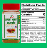 GEENAFOODS SMOKY HONEY JALAPENO GILL RUB flavorful blend Powder with pure Jalapeno powder and and Dehydrated honey ,Sweet Heat for chicken , meat