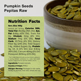 NUTS U.S. - Pumpkin Seeds (Pepitas) | Raw and Unsalted | No Shell | AA GRADE | Vegan and Gluten Free | Packed in a Resealable Bag (4 LB)