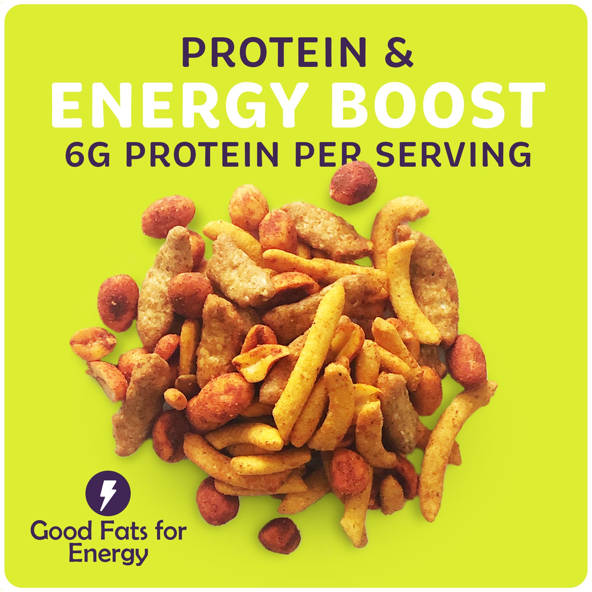 Santa Fe Trail Mix - Spicy Mix - hot spicy peanuts, hot Cajun corn sticks, sesame sticks, chili crescents, toasted corn, and pumpkin kernels (1.5