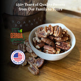 HUDSON PECAN COMPANY | Fresh Fancy Roasted Georgia Pecans | Perfectly Roasted & Salted, Kosher Certified | Gourmet & Flavorful Snack for Baking
