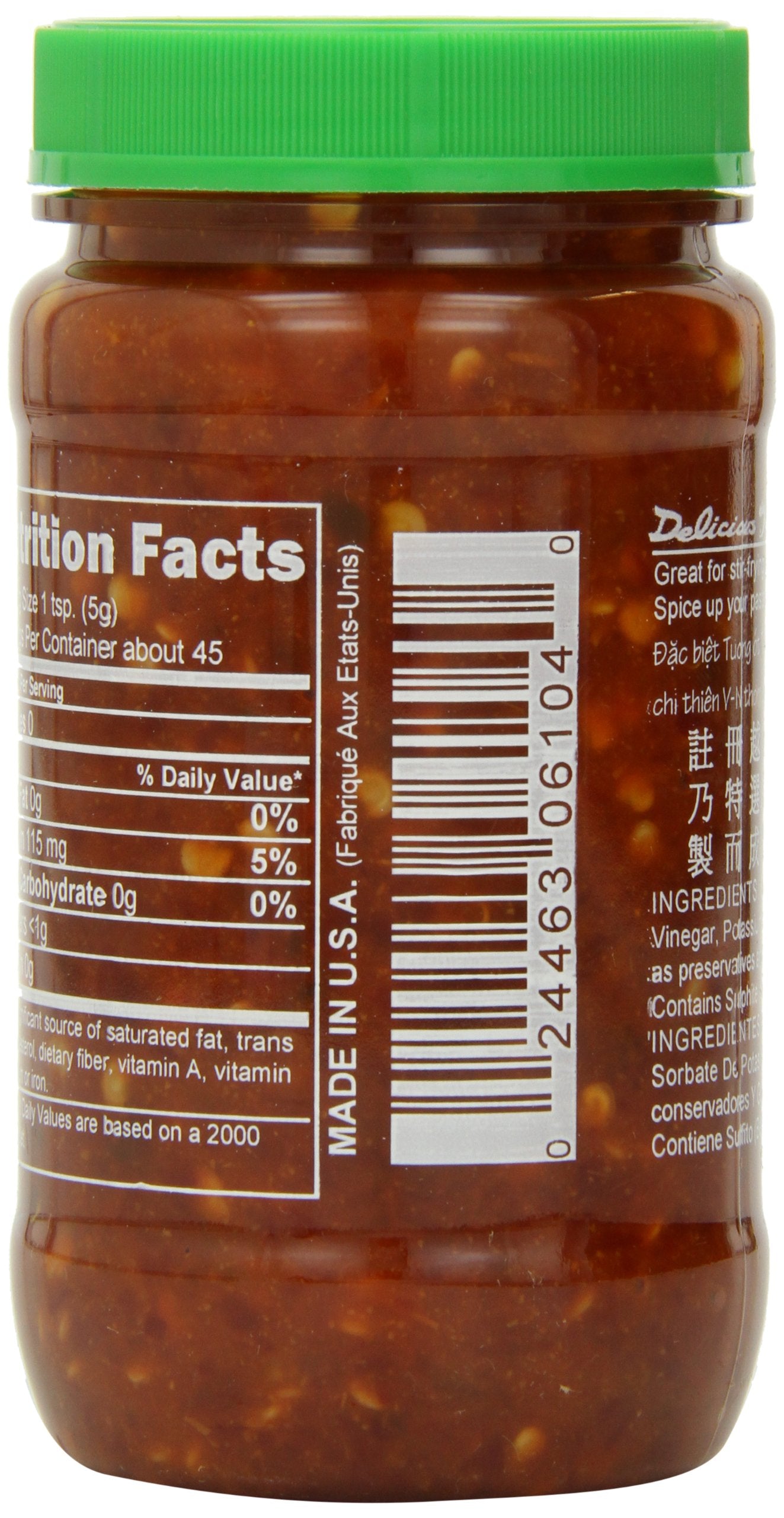 Huy Fong Chili Garlic Sauce, 8-Ounce Jars (Pack of 24)