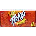 Faygo Orange! flavor soda pop. 8-pack 12-fl. oz. cans in box (1)