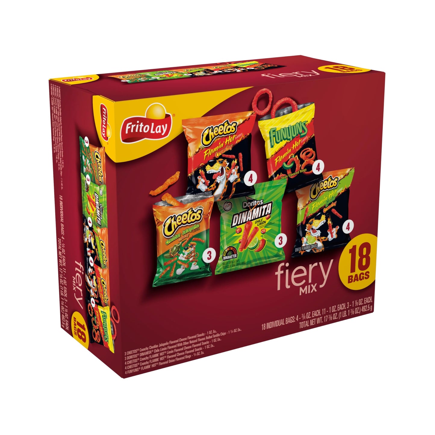 Frito-Lay Fiery Mix Variety Pack (18 Count)
