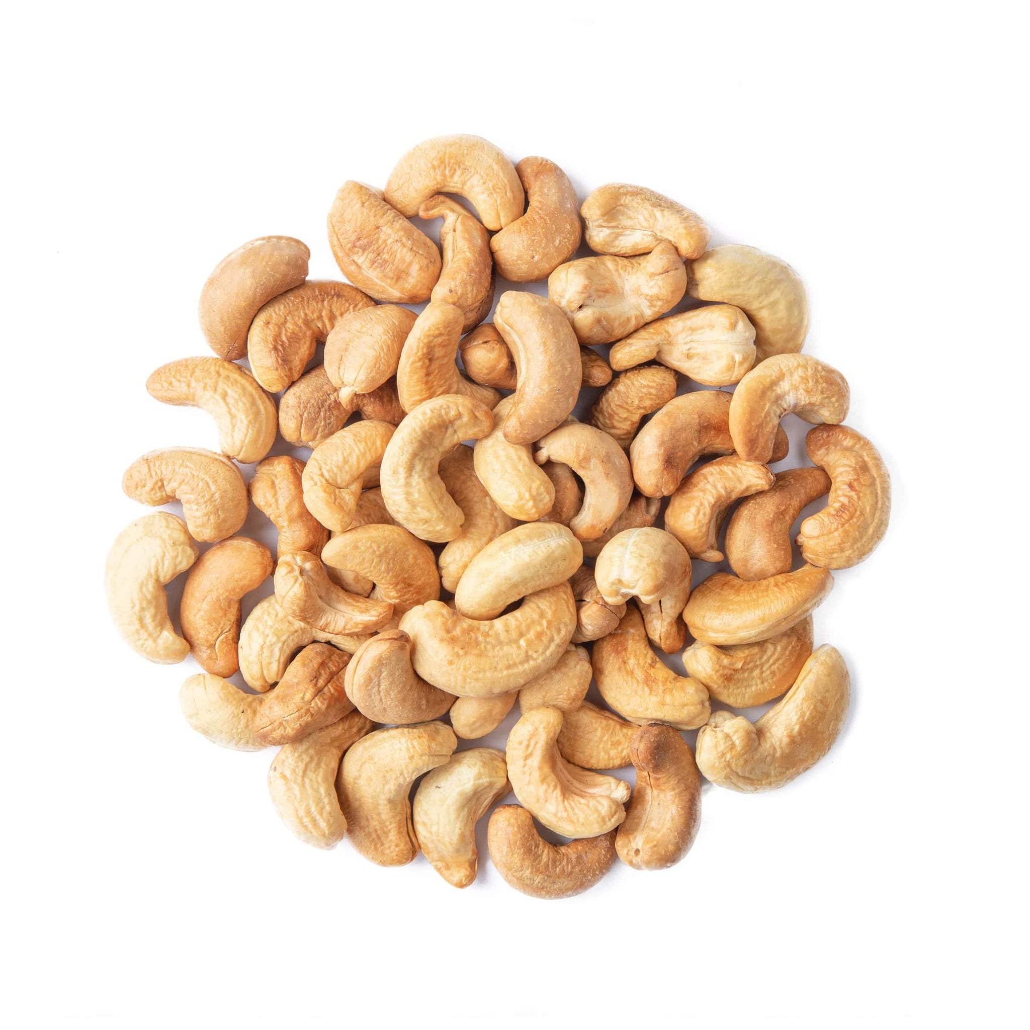 Food to Live Dry Roasted Whole Cashews, 1 Pound Unsalted, Oven Roasted Nuts, No Oil Added, Kosher, Vegan, Bulk. Crunchy Texture. Good Source