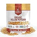 Great River Milling Organic Yellow Popcorn Kernels | Gluten Free Whole Grain Popcorn for Air Popper, Stovetop & Popcorn Machines | Non-GMO, USDA