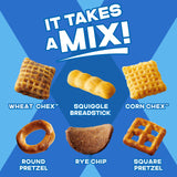 Chex Mix Traditional Original Recipe Snack Mix, Savory Snack Bag, Family Size, 13.5 oz