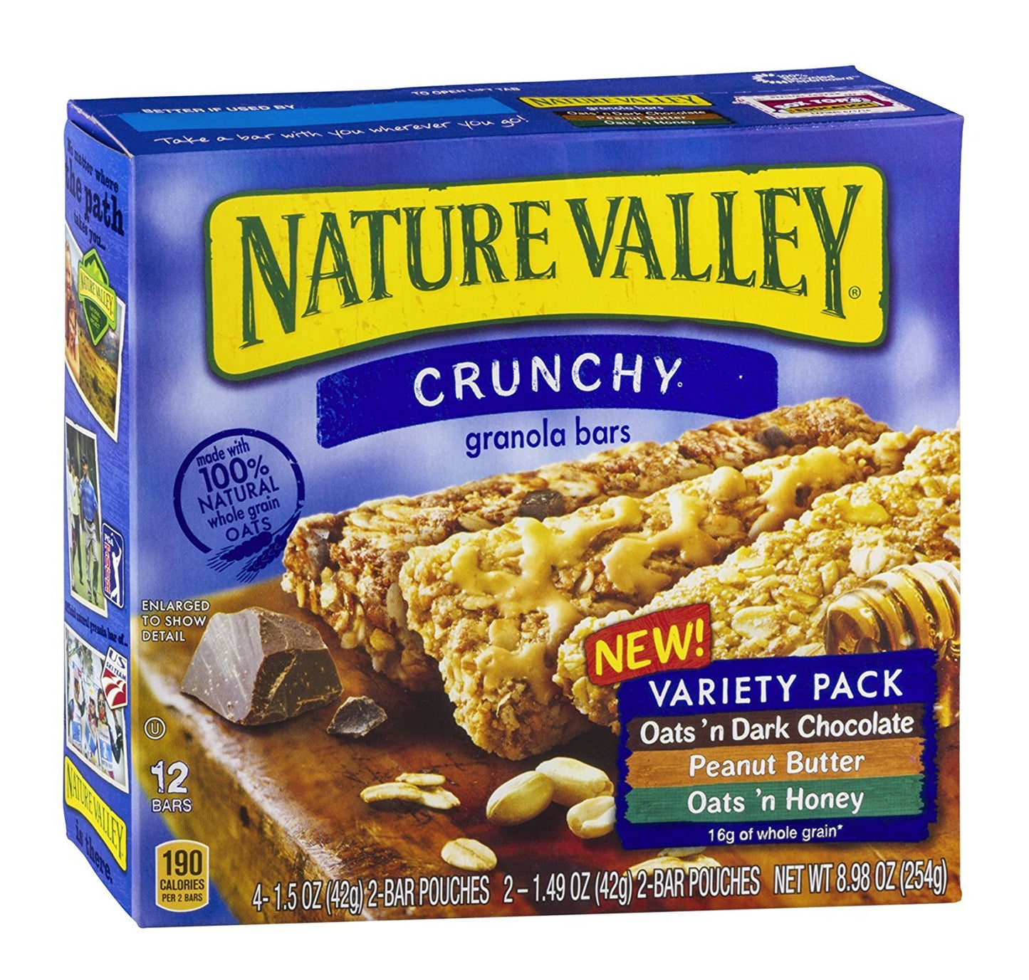 Nature Valley Variety Pack Crunchy Granola Bars 8.98 Oz