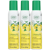 Citrus Magic Limited Edition Odor Eliminating Air Freshener Spray, Limoncello, 3-Ounce, Pack of 3