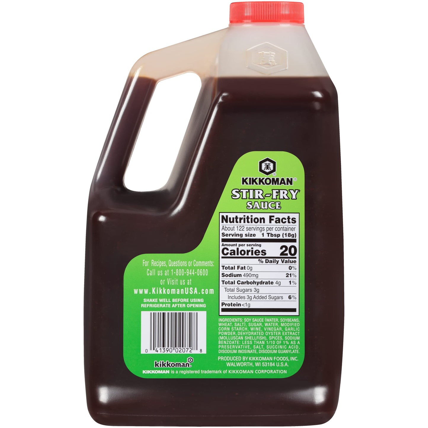 Kikkoman - Preservative Free Stir Fry Sauce with Classic Flavored - Perfect for Chowmein & All-Purpose Seasoning Dishes - Sealed Packed Plastic Bottle