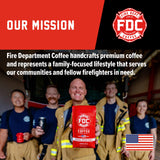 Fire Department Coffee - Gives Back to Firefighters - Rescue Variety Pack - Ground Coffee - Medium, Dark, Shellback Espresso, & Skull Crushing