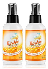 Flushie Pre-Toilet Spray for Poop Travel Size Toiletries Bathroom Spray for Poop Spray for Toilet Deodorizer Traveling Essentials Poop deodorizer Poop