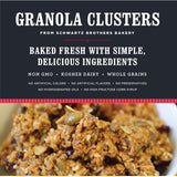 Schwartz Brothers Bakery, Granola Clusters with Oats, Fruits, Almonds & Seeds, Freshly Baked, Non-GMO, Kosher, Artisan Made, Twice-Baked in Small