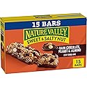 Nature Valley Sweet and Salty Nut Granola Bars, Dark Chocolate Peanut Almond, 15 Bars, 18 oz
