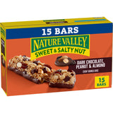Nature Valley Sweet and Salty Nut Granola Bars, Dark Chocolate Peanut Almond, 15 Bars, 18 oz