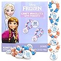 Disney Frozen Candy Bracelets, Edible Jewelry with Character Charms, Individually Wrapped Party Favors, 20 Pieces Inside