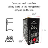 Afficionado Coffee Roasters | Magical Cold Brew | 1 Gallon | Bag in Box | Single Origin Peruvian Coffee | Medium Roast | Ready to Drink | Pasteurized