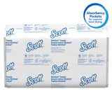 Scott Professional Pro Slimfold Folded Paper Towels, Bulk (04442), Absorbency Pockets, White, for Compatible Kimberly-Clark Professional Dispensers