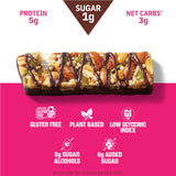 Munk Pack Fiber Nut Bars, Sea Salt Dark Chocolate, Prebiotic Probiotic GLP-1 Snack, 5g Fiber, Gut Friendly Allulose, Plant Protein, Gluten Free, Keto