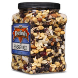 Energy Mix Fruit and Nut Trail Mix by Its Delish - 2.5 lbs (40 Oz) Jumbo Reusable Container Jar - Energy Boost with Proteins, Fibers, and Vitamins