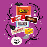 Hershey Chocolate and White Creme Assortment Miniatures Candy, 81.4 oz Bulk Variety Bag (250 Pieces)
