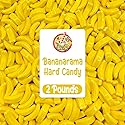 Bananarama Banana Candy - 2 LB Bulk Banana Flavored Hard Candy - Yellow Banana Candies - Candy Bananas for Gumball Machine Refills, Buffets, Party