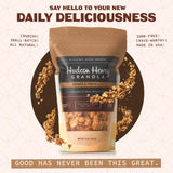 Hudson Henry Chocolate Pecan Granola | Gluten Free Granola with Nuts & Seeds | Vegan, Non-GMO & Small Batch Baked with Pure Maple Syrup & Extra Virgin