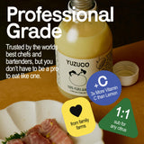 YUZUCO - 100% Cold-Pressed Juice - 8.4oz Premium Yuzu Juice from Japan - Bottled in California