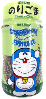 Doraemon Furikake Rice Seasoning Nori Goma (Seaweed Sesame), 2.1 Ounce (Pack of 1)