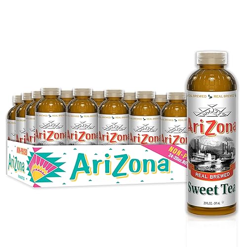 AriZona Sweet Tea Premium Brewed Southern Style, 20 Fl Oz, Pack of 24