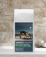 Miraflores Coffee Co Specialty Whole Bean Coffee, Perfect Crema Medium Dark Roast Espresso Blend (12oz, Africano Espresso Roast)