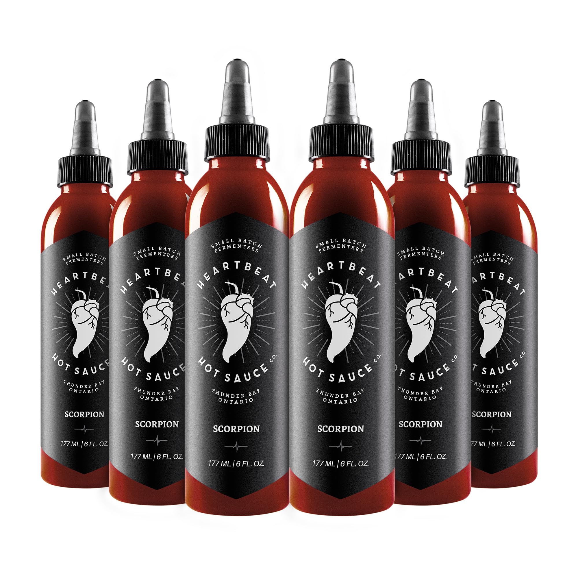 Heartbeat Hot Sauce Co. | Scorpion, 6 oz. 6 pack