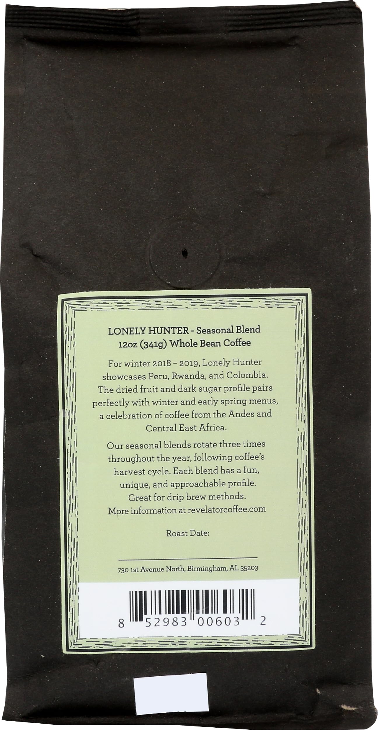 REVELATOR COFFEE Seasonal Blend, 12 OZ