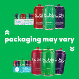 bubly Sparkling Water, Lime Yours 3 Flavor Variety Pack (Lime, Cherry, Blackberry), Zero Sugar & Zero Calories, Seltzer Water, 12 Fl Oz Cans (Pack
