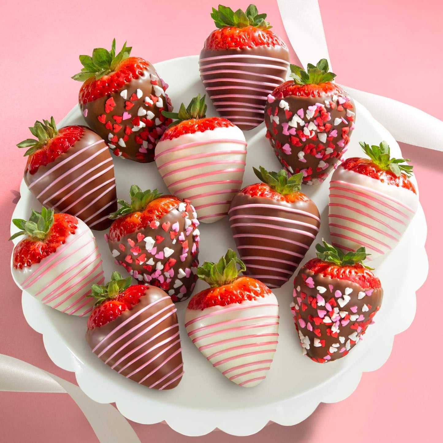 A Gift Inside The Original Love Berries Chocolate Dipped Strawberries Gift - 12 Berries for Mother's Day, Birthday, Thank You