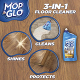 Mop & Glo Multi-Surface Floor Cleaner, 32 Ounce (Pack of 4)