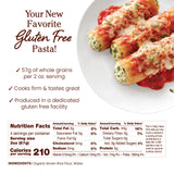 Jovial Whole Grain Brown Rice Manicotti Pasta - Pasta Manicotti, Manicotti Pasta, Whole Grain Pasta, Organic Pasta, Gluten Free, Dairy Free, Brown Rice Pasta, Made In Italy - 7 Oz, 6 Pack