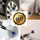 Drill Brush Power Scrubber Cleaning Set, 15 Piece Cleaner Scrubbing Brushes Attachments for Home Kitchen, Bathroom Surface, Carpet, Grout, Tile, Tub