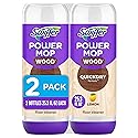 Swiffer Power Mop Wood Refill Solution, QuickDry Hardwood Floor Cleaner for Mopping Home, Bathroom, Kitchen, All Purpose Multi-Surface Solution