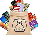 Healthy Office Snack Pack - Individually Wrapped Variety with Candy, Popcorn, Nuts & Trail Mix - Wholesome Breakroom Treats by Stuff Your Sack
