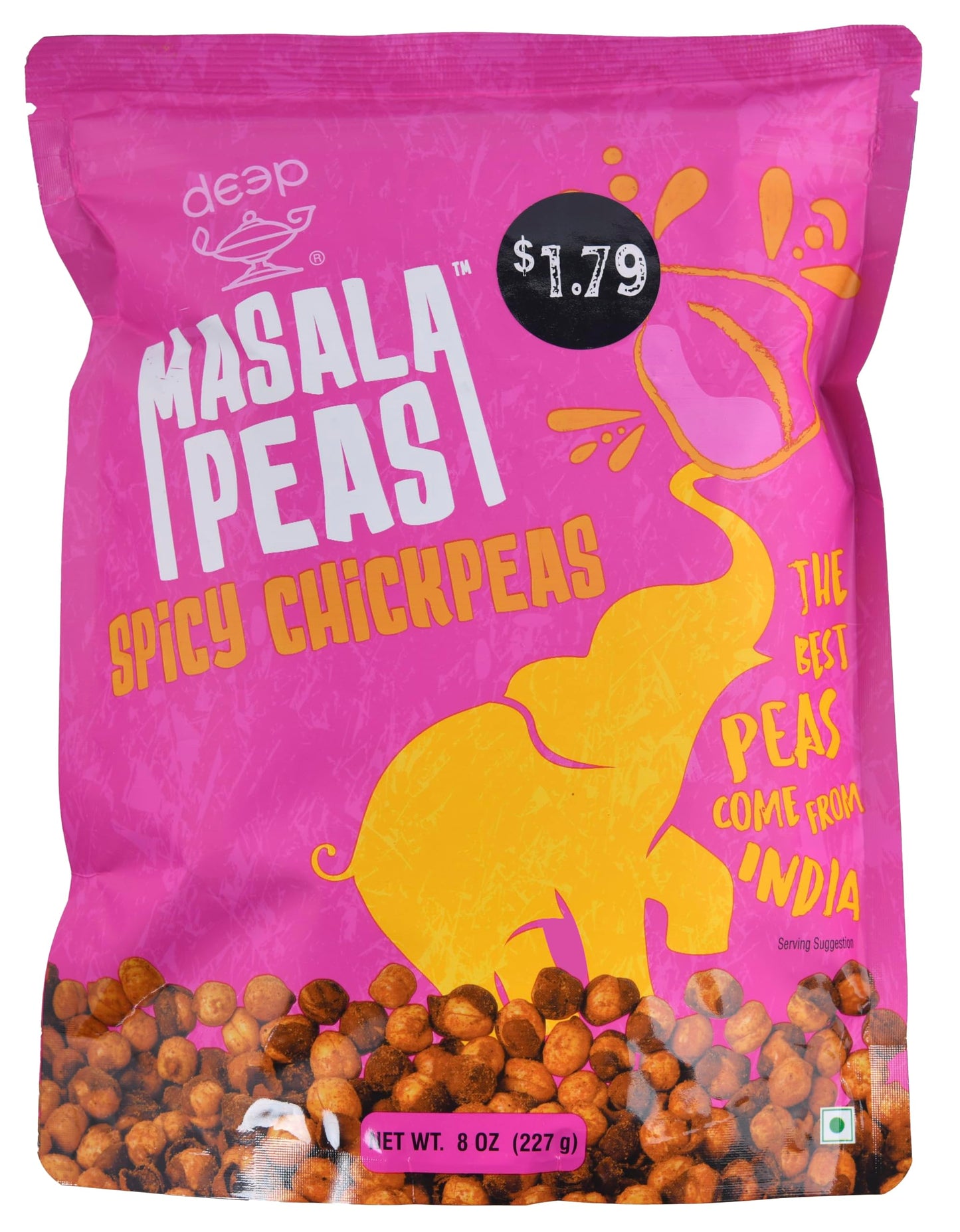 Masala Peas Spicy Chickpeas (8oz)