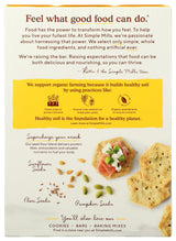 Simple Mills Organic Seed Crackers, Garlic & Herb, Gluten Free, Flax Seed, Sunflower Seeds, Corn Free, Low-Calorie Snacks, Plant Based, Nutrient