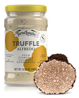 TartufLanghe Black Truffle Alfredo Sauce - Creamy Pasta Sauce with Parmigiano Reggiano, Pecorino Romano DOP Cheese, and Summer Black Truffle