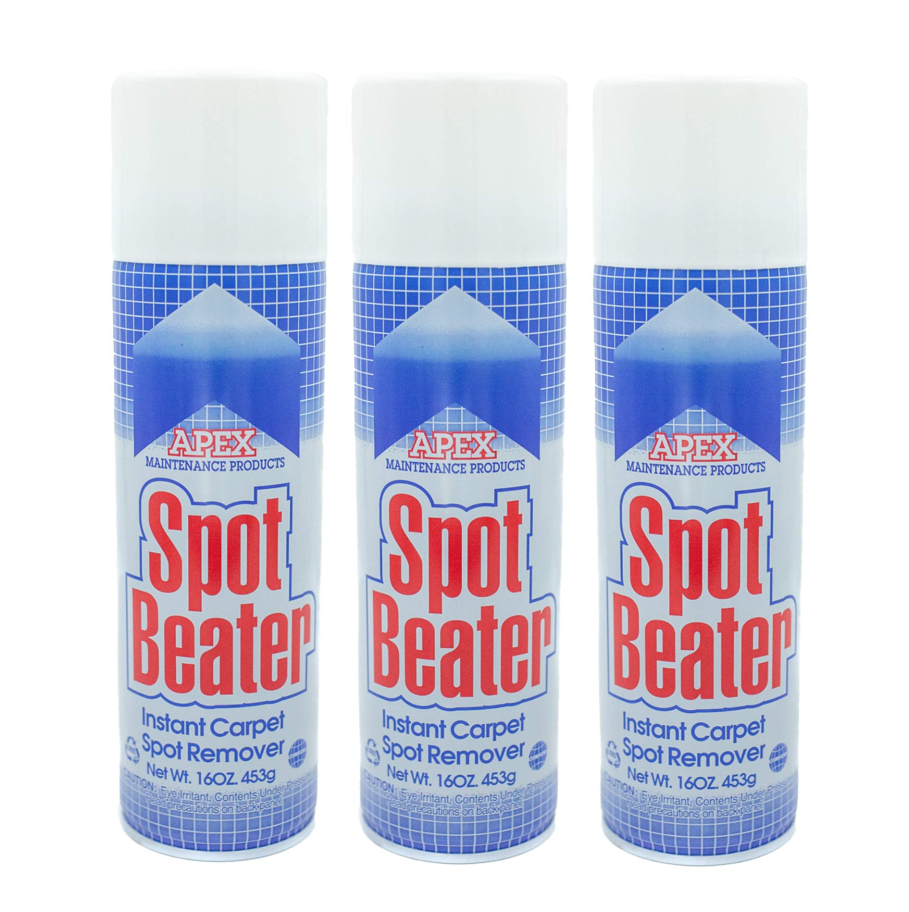 Spot Beater Instant Carpet Spot Remover for Fresh, Old & Stubborn Stains Such as Oil, Grease, Ink, Lipstick, Coffee, Pet Stains & More, 16 Oz, Pack