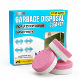 EEMANI Garbage Disposal Cleaner Tablets 24 Pack - 20g Large Foaming Lavender Scent, Sink & Drain Freshener for Kitchen, Deep Cleaning - 1 Year Supply