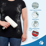 Pet Hair Remover Roller - Reusable Lint Roller for Dog & Cat Hair - No Batteries or Sticky Tape Needed - Works on Furniture, Couch, Carpet, Car Seats